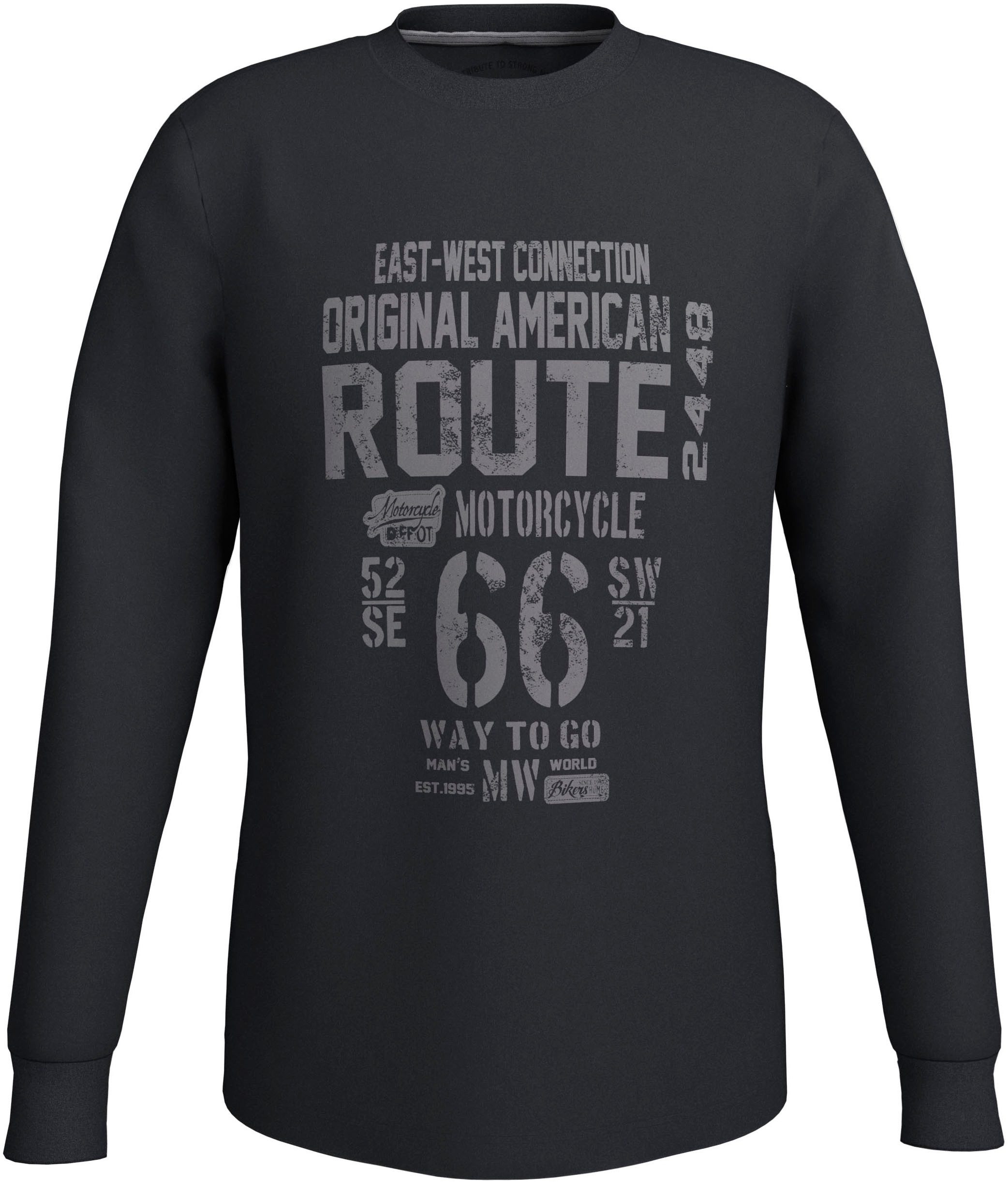 Man's World Rundhalsshirt Neue Kollektion! mit günstig online kaufen