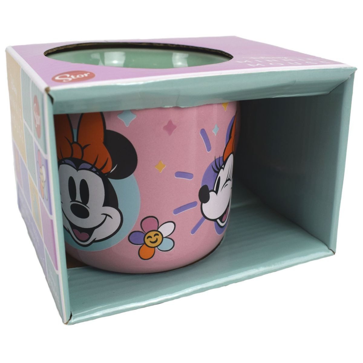 Stor Tasse Tasse mit Minnie Mouse Motiv ca. 350ml aus Keramik, 1-tlg., Keramik, authentisches Design