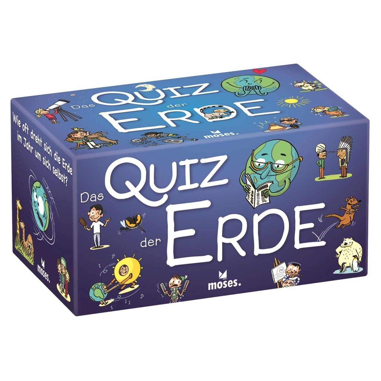 Moses. Verlag Spiel Quiz-Spiel „Wissensreise Erde“ – Wissen & Spaß ab 8 Jahren