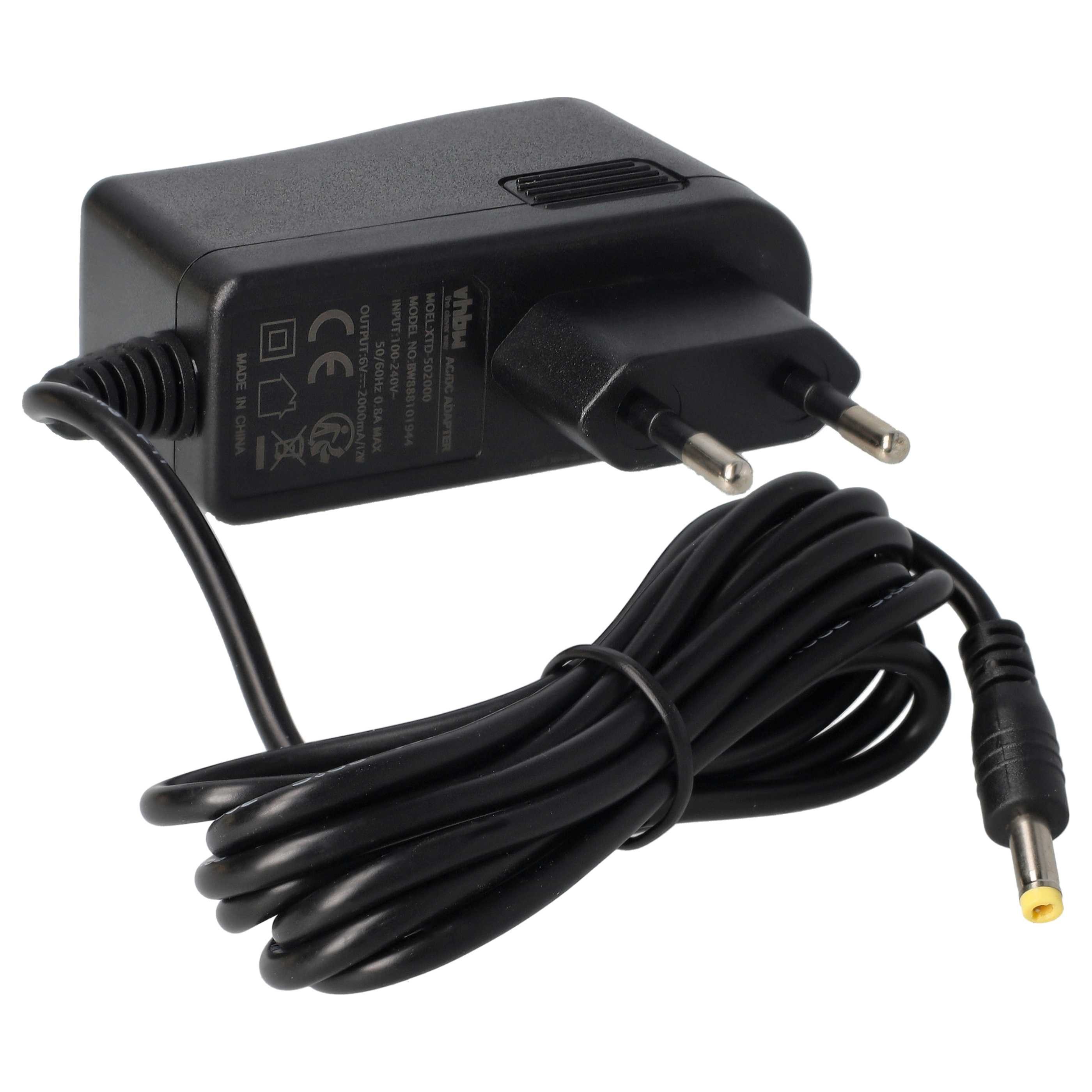 vhbw Ersatz für Omron HEM-ADPTW5, MC162-060050, HHP-AM01, SA1306-060100CN f Netzteil (Ersatznetzteil für Oberarm-Blutdruckmessgeräte, Netzgerät mit)