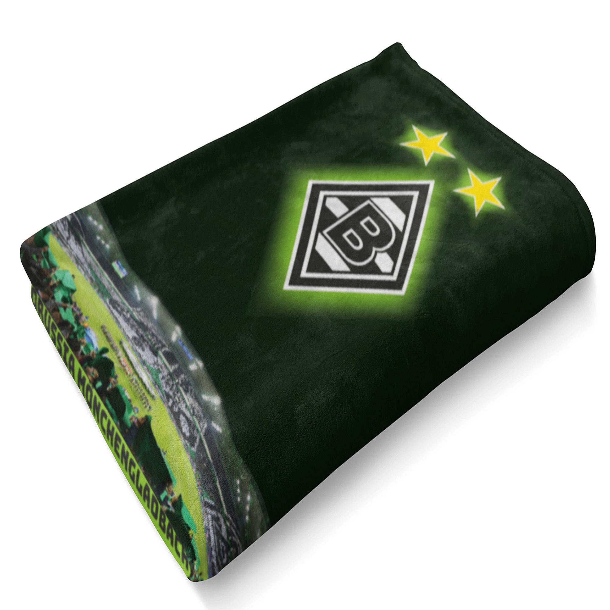 BERONAGE Strandtücher Borussia Mönchengladbach Badetuch Borussia Park 75x150 cm, 100% Baumwolle (1-St), Frottee in Velours-Qualität – Bild 5 von 5
