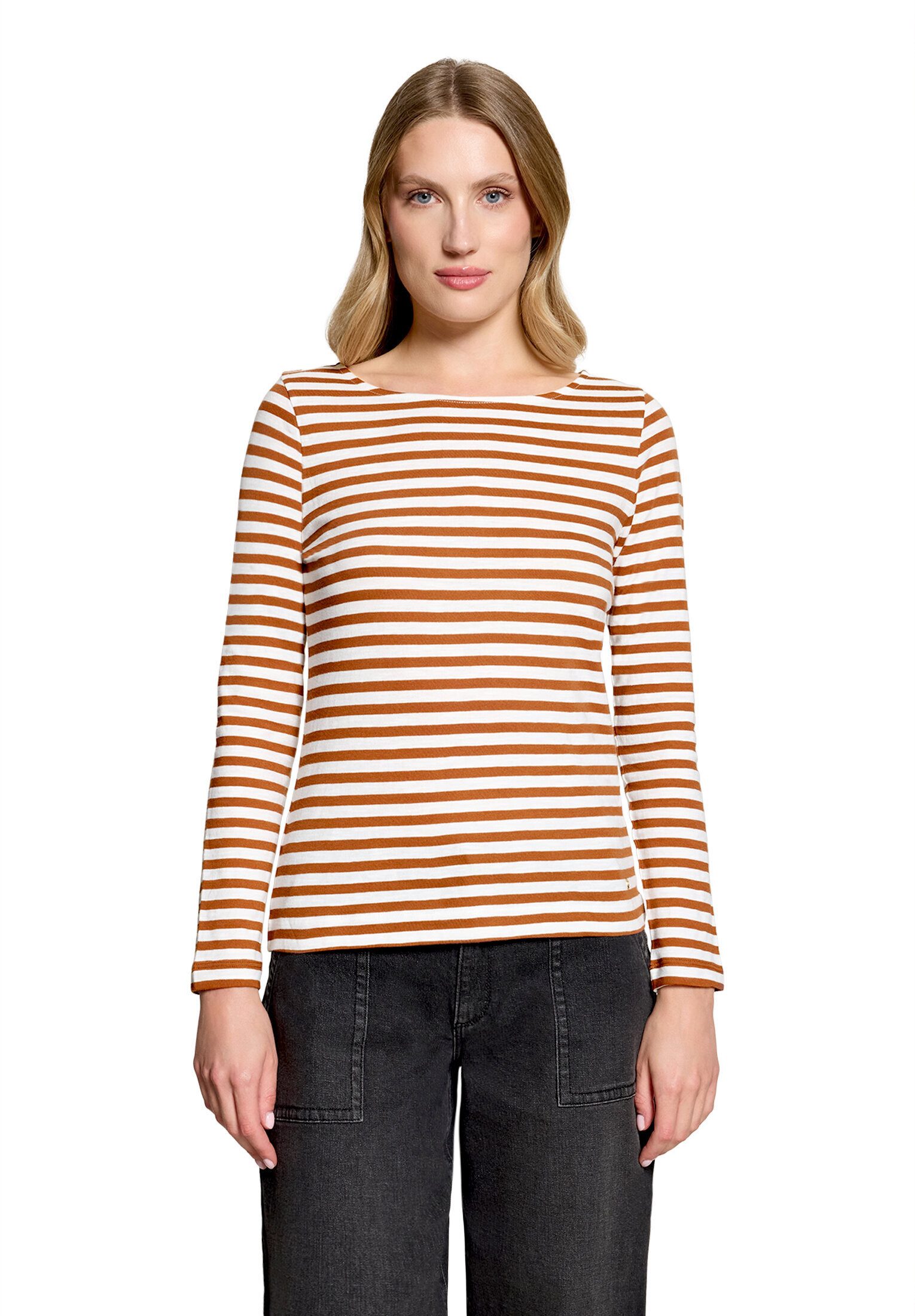 Betty&Co Kurzarmshirt Damen mit U-Boot-Ausschnitt (1-tlg)