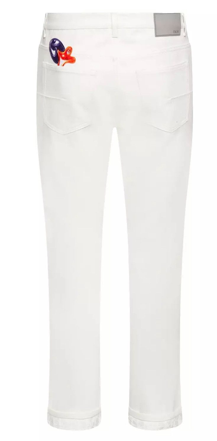 Dior 5-Pocket-Jeans X Kenny Scharf Limited Edition Jeans