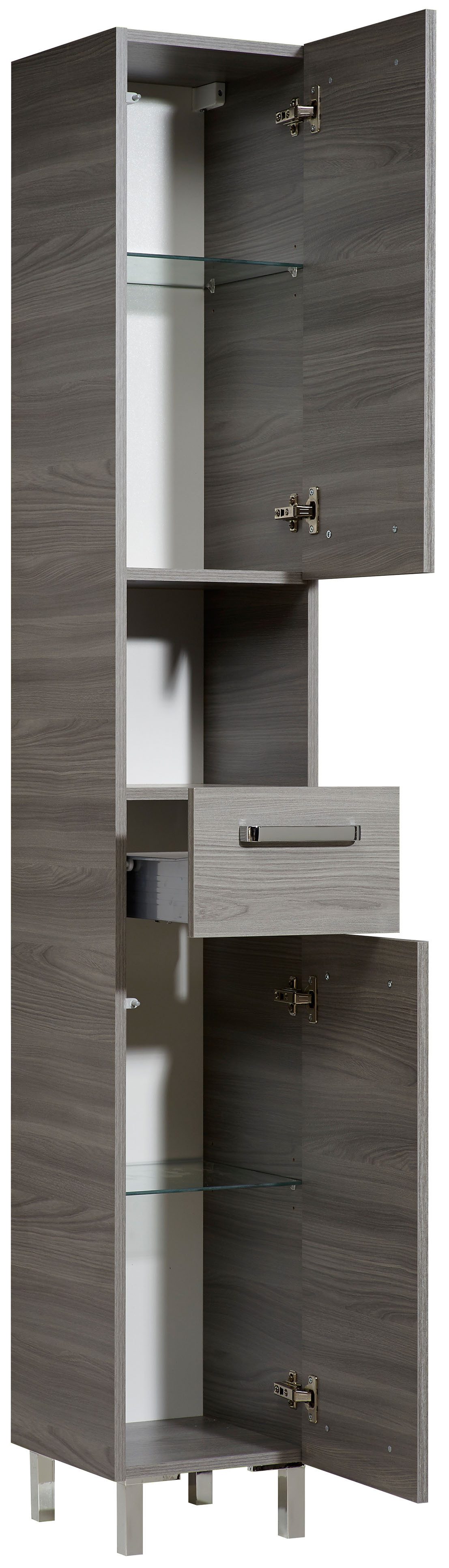 Saphir Hochschrank mit 2 Einlegeböden