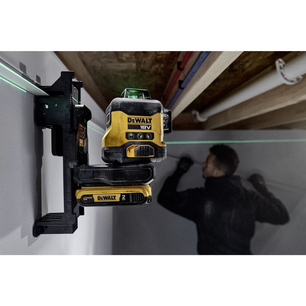 DeWalt Nivelliergerät DEWALT DCLE34031D1-QW Linienlaser, (DCLE34031D1-QW)