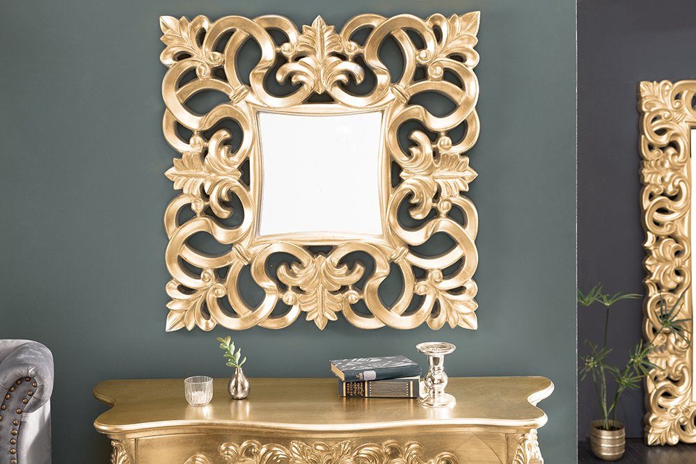 riess-ambiente Wandspiegel VENICE 75x75cm gold (1-St), Barock Stil