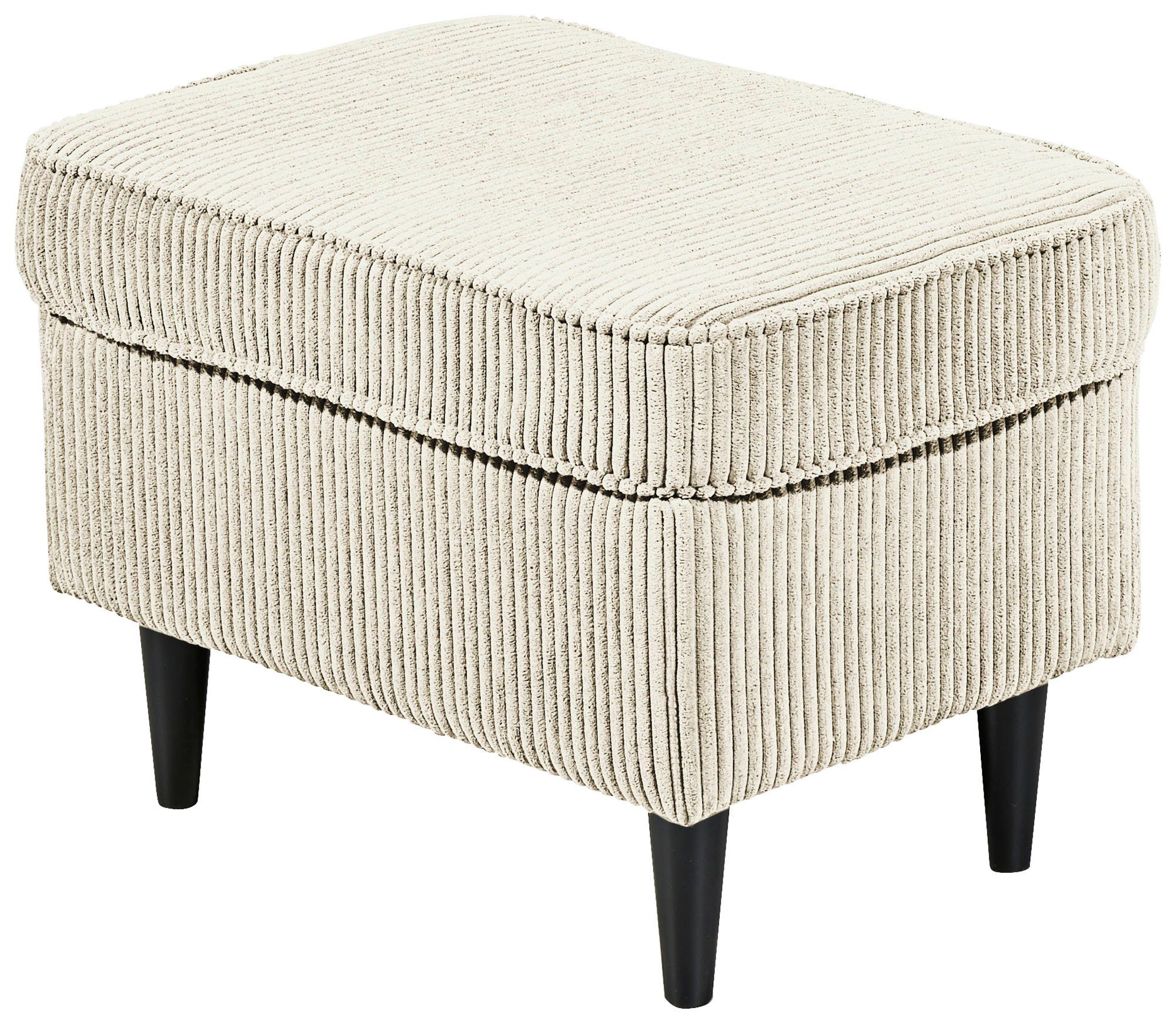 ED EXCITING DESIGN Hocker Oskar, mit Massivholzfüßen günstig online kaufen