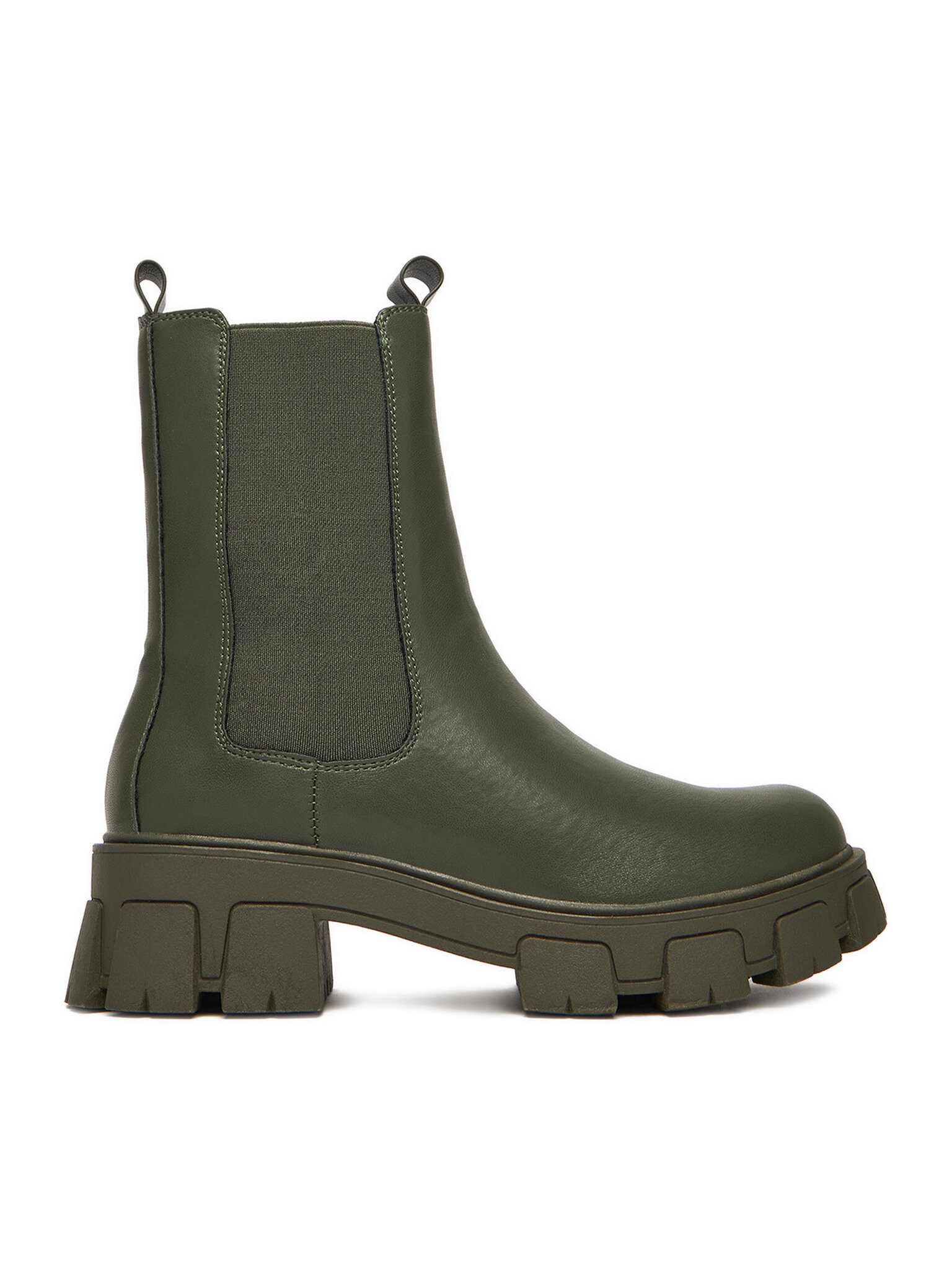 DeeZee Deezee Damen Chelsea Stiefel Khaki 12837-22 Chelseaboots