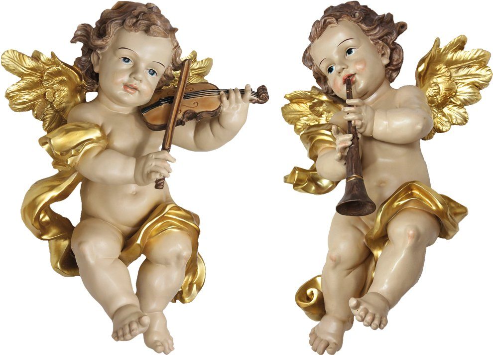 FADEDA Engelfigur 2x FADEDA Engel Gold, Высота в см: 44 (2 St)