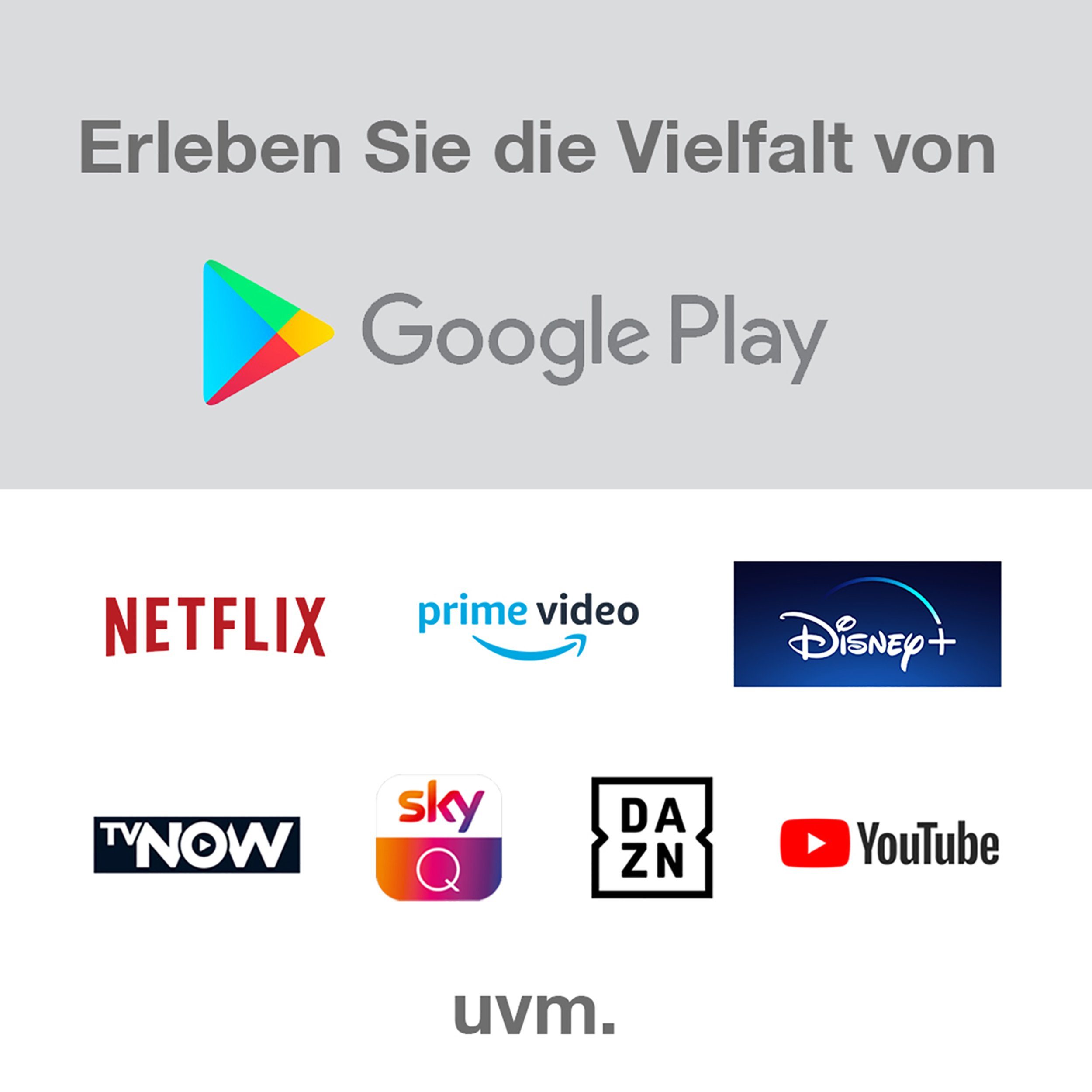 Telefunken XH24AN550MV LCD-LED Fernseher (60 cm/24 Zoll, HD-ready, Android TV, 12 Volt Anschluss, Triple-Tuner, Bluetooth, HDR10, Google Play Store)