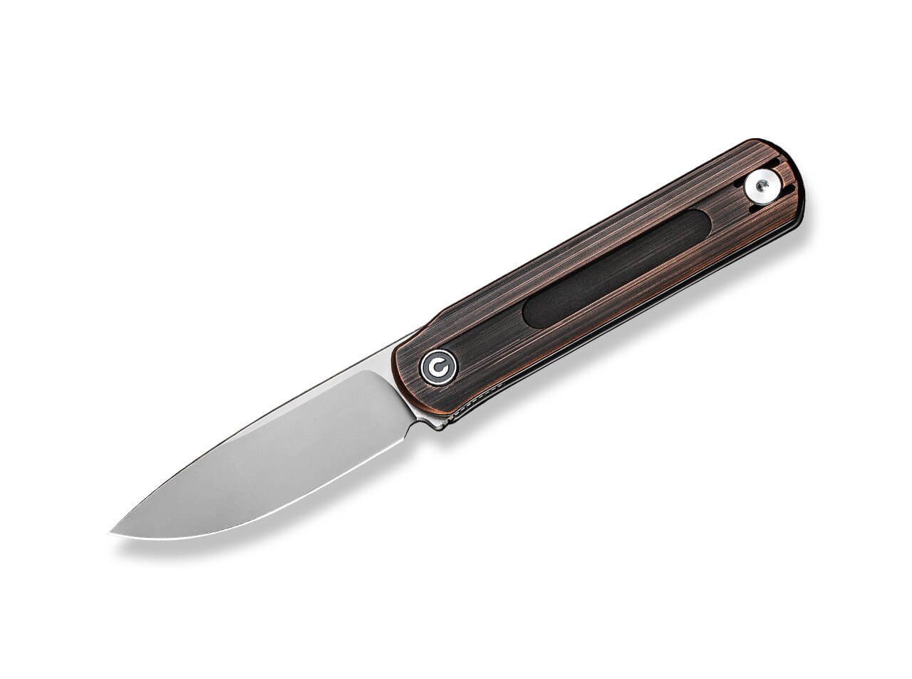 CIVIVI Taschenmesser CIVIVI Foldis Black Hand Rubbed Copper Taschenmesser, (1 St), Taschenmesser, Edelstahlklinge