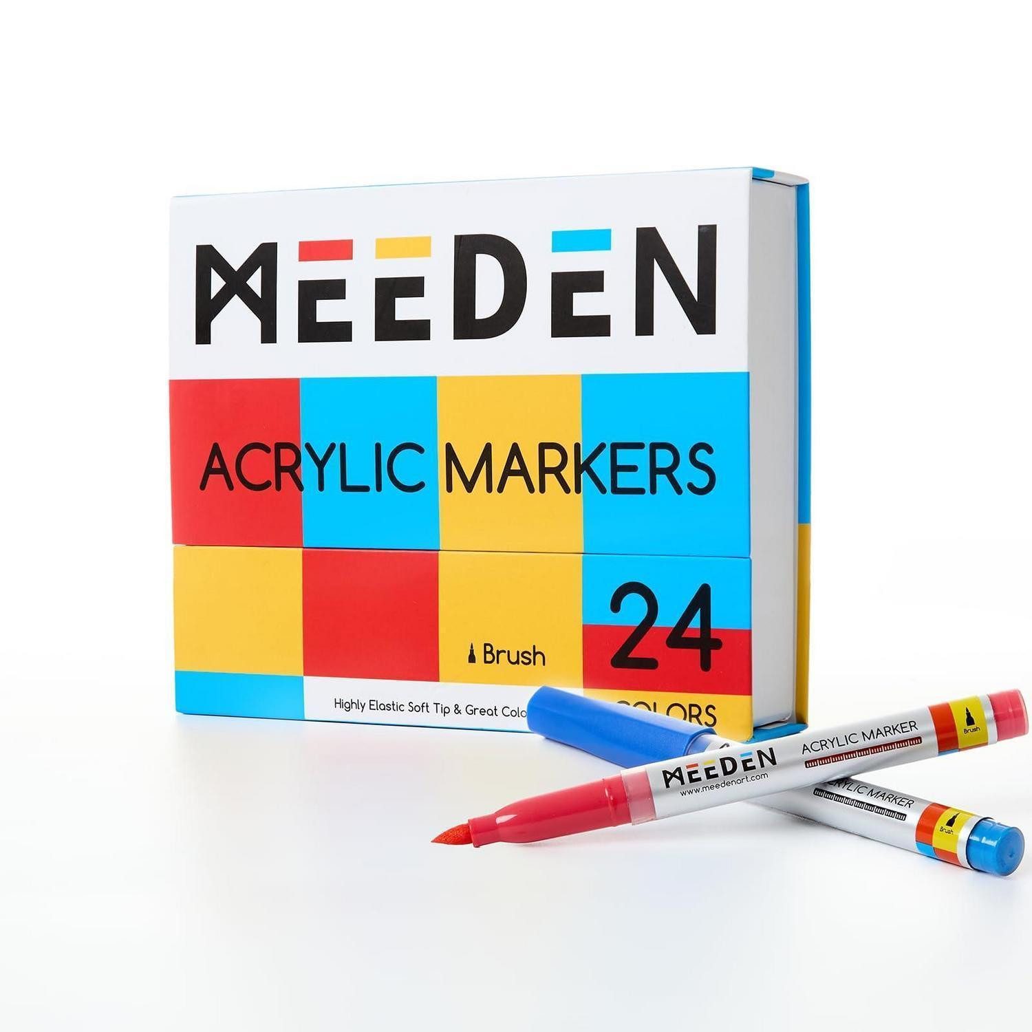 LuxusKollektion Marker Acrylstifte mit Pinselspitze 24 Farben
