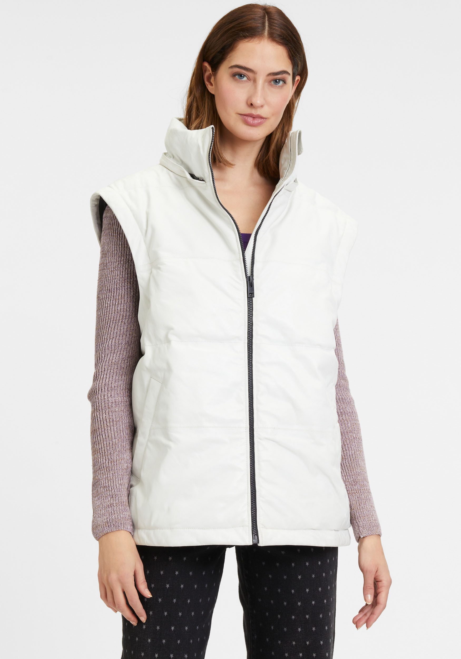 Mauritius Lederjacke G2WEloisa OS mit kontrastfarenem günstig online kaufen