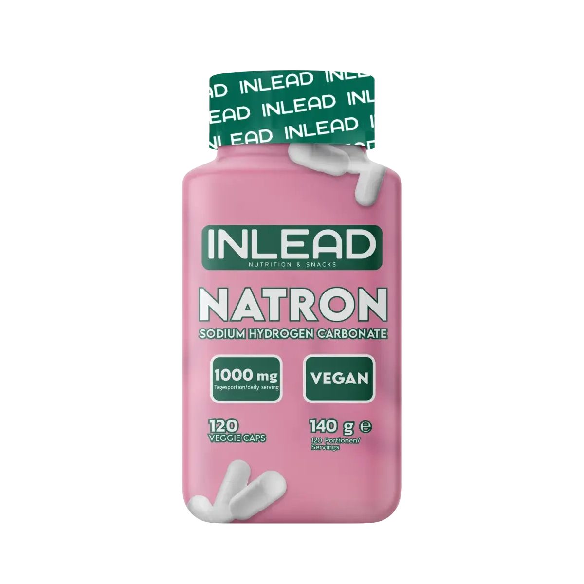 Inlead Nutrition GmbH & Co. KG INLEAD Natron 1000mg 120 Kapseln, 120 St.