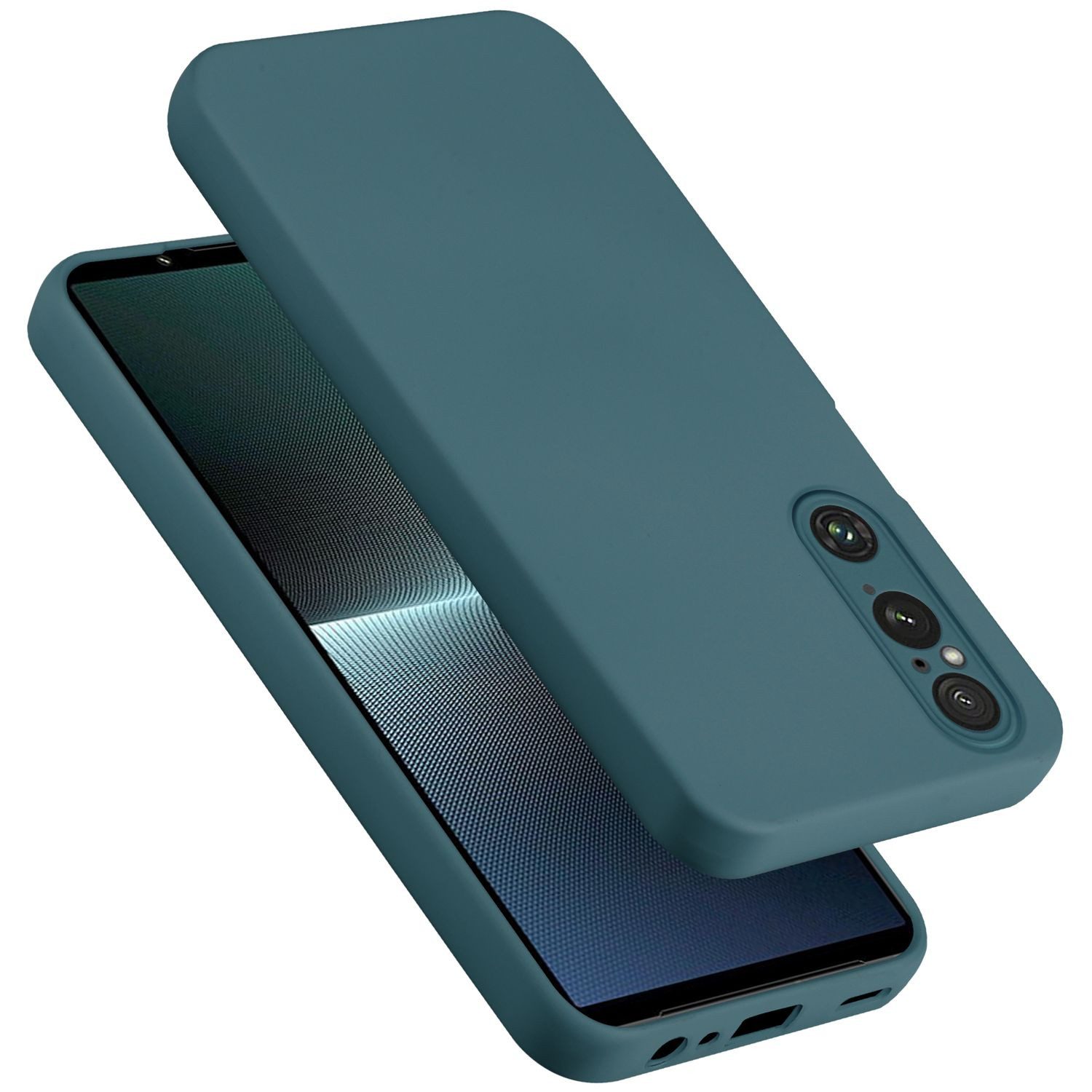 Cadorabo Handyhülle für Samsung Galaxy S10e Hülle Sony Xperia 1 V, Flexible Hülle TPU Silikon Schutzhülle Back Cover Case