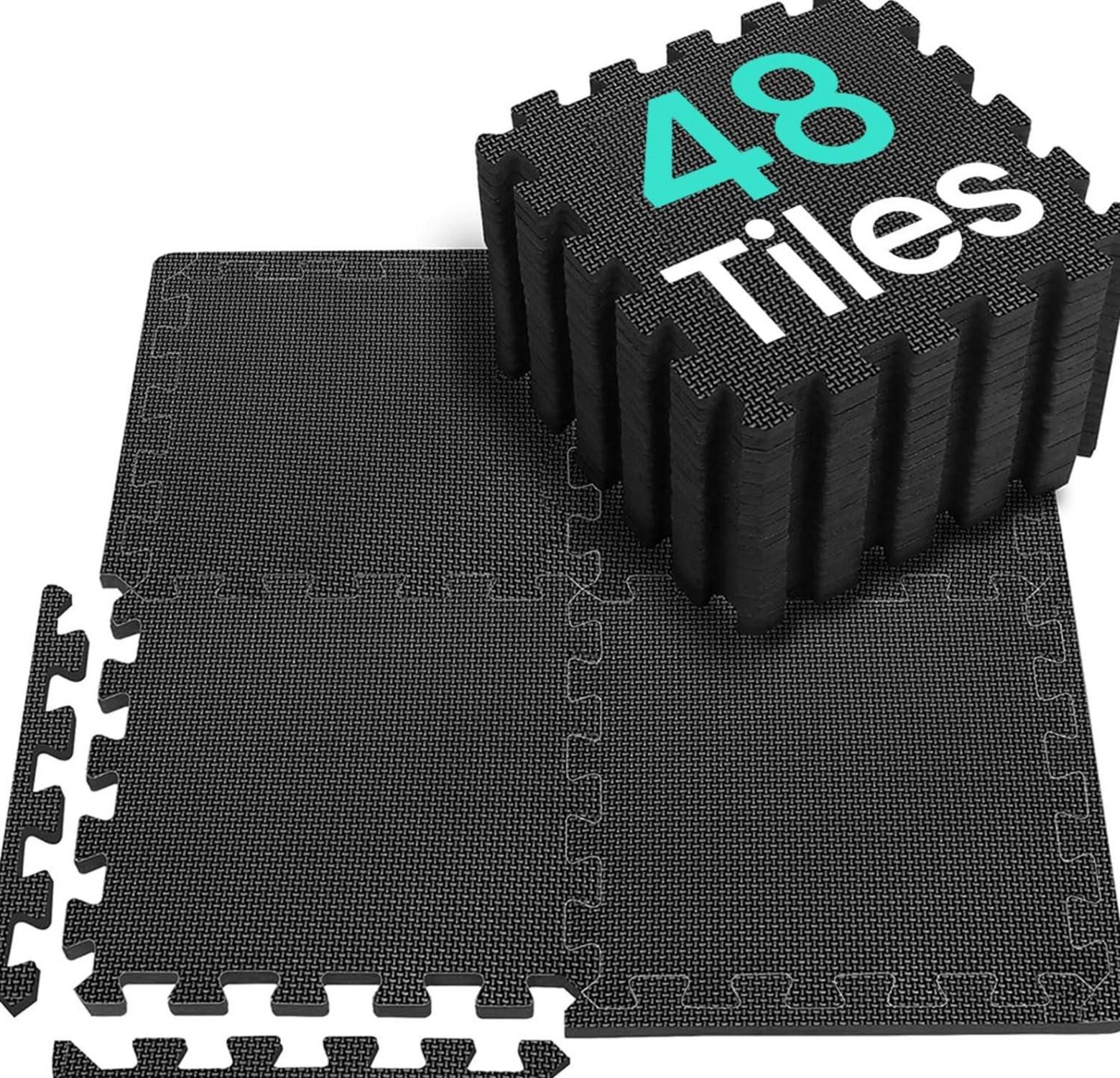 Büro-Set Fitness Bodenschutzmatte Set 24/36/48 Puzzlematte rutschfest Outdoor