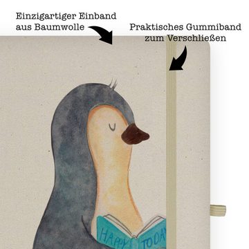 Mr. & Mrs. Panda Notizbuch Pinguin Buch - Transparent - Geschenk, Lesen, Adressbuch, Schreibheft Mr. & Mrs. Panda, Personalisierbar