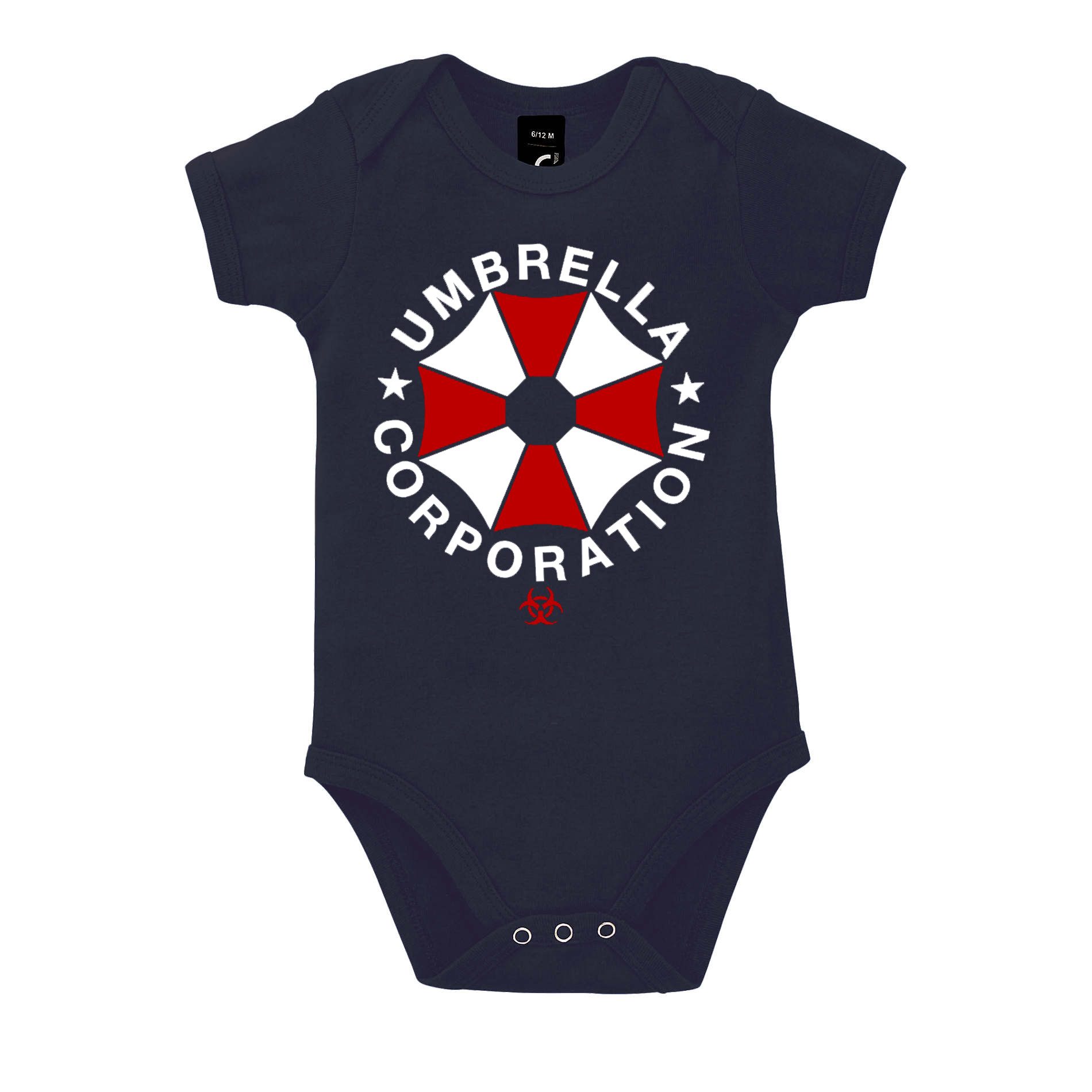 Strampler Umbrella Baby Body Konzernsymbol Print Gamer Fanmotiv