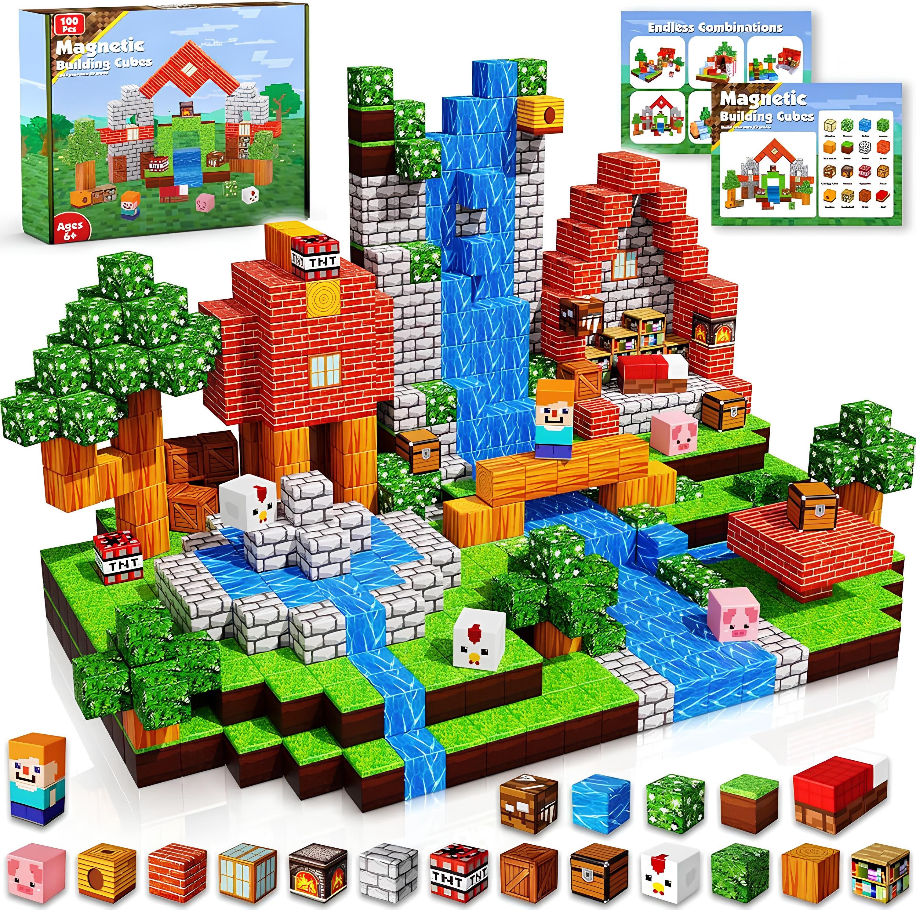 Athlix Magnetische Bausteine Bauwelt Spielzeug Jungen günstig online kaufen