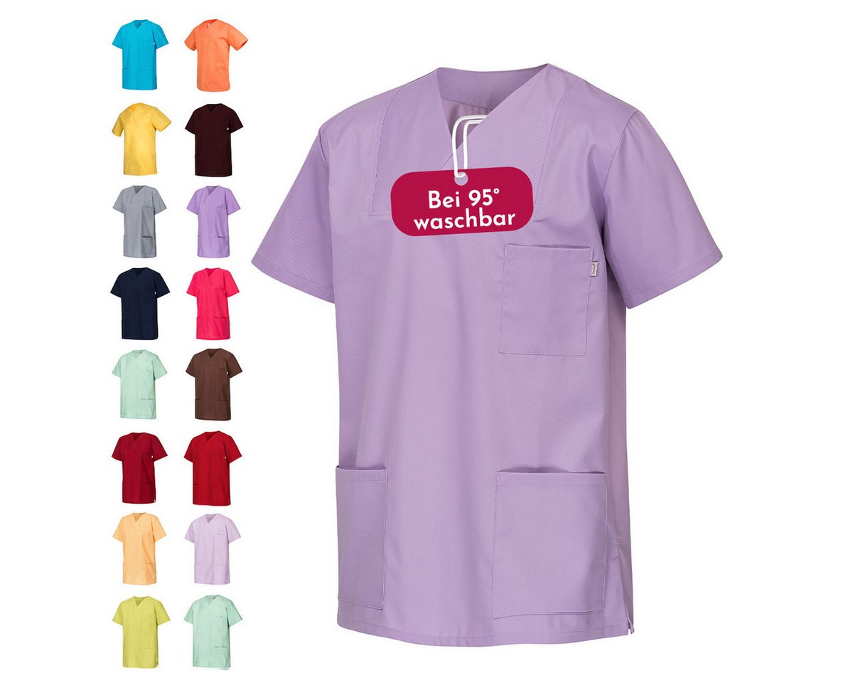 Clinotest Funktionsbluse Kasack Damen & Herren - 95 Grad waschbare, kochfest ohne einzulaufen (1-tlg) Schlupfkasack aus Baumwolle & Polyester - Berufsbekleidung für Pflege