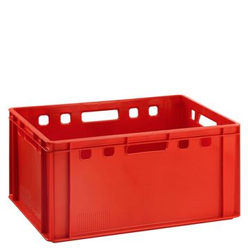 BURI Transportbehälter 2x Eurofleischkiste rot E3