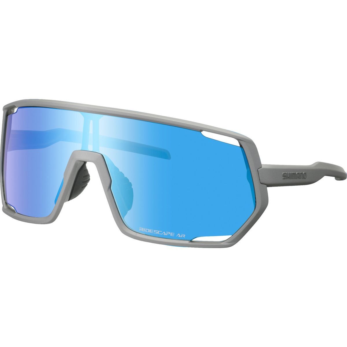 Shimano Fahrradbrille Technium Allroad, Robuste Brille mit Vollranddesign und klaren Gläsern für