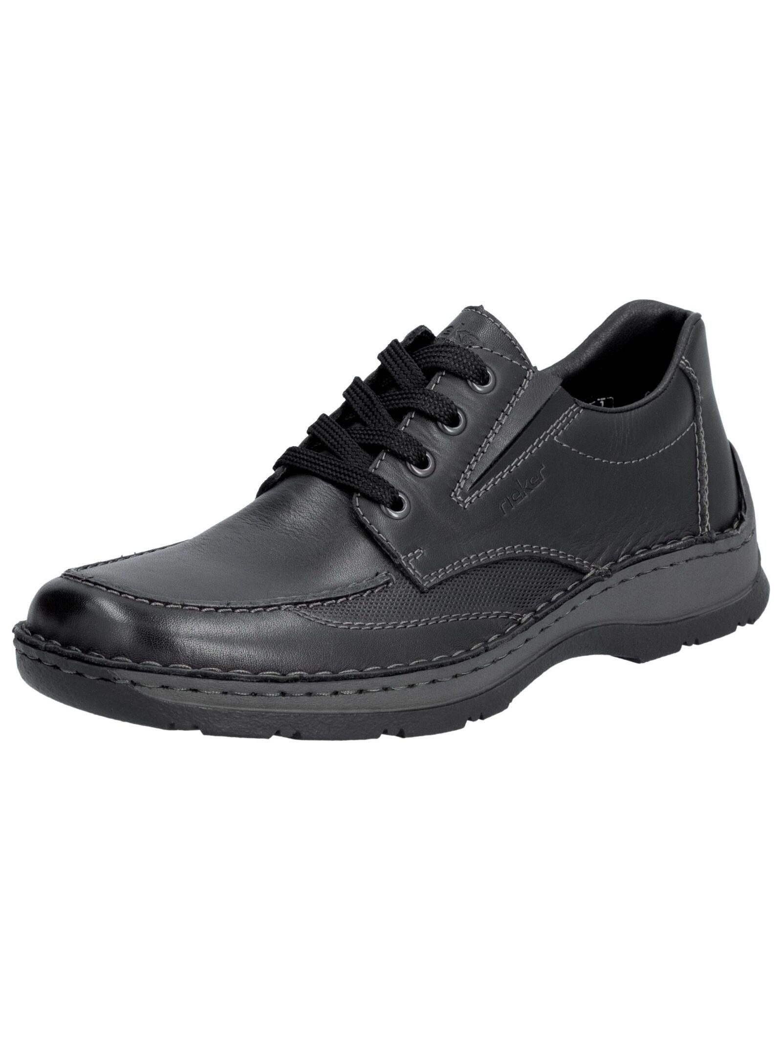 Rieker Halbschuhe Glattleder Schnürschuh günstig online kaufen