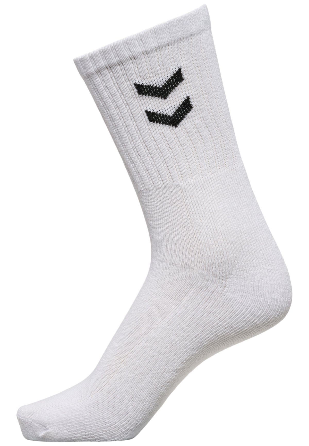 hummel Socken 6-er Set Sport Freizeit Basic Socken mit Logo (6-Paar, sportlich) BEQUEME BASIC SOCKEN MIT WINKELN