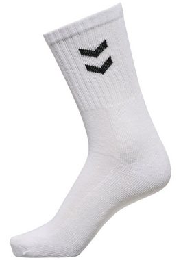 hummel Socken 6-er Set Sport Freizeit Basic Socken mit Logo (6-Paar, sportlich) 5773 in Weiß-2