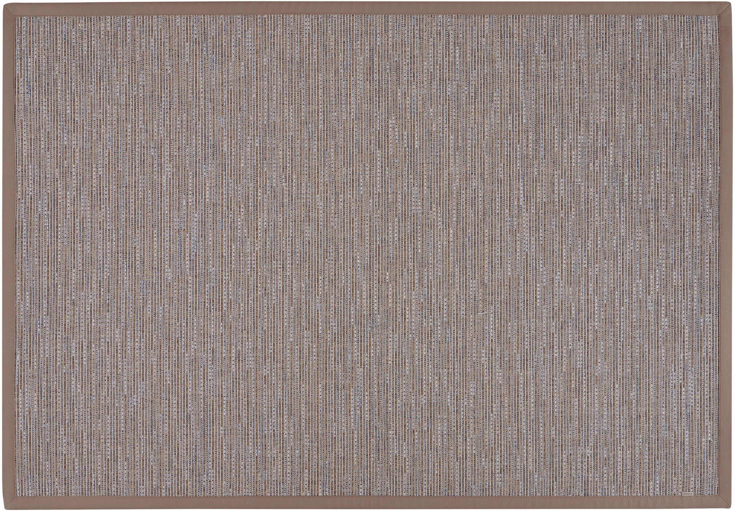 Dekowe Teppich Naturino Effekt, rechteckig, Höhe: 8 mm, Flachgewebe, Sisal-Optik, mit Bordüre, In- und Outdoor geeignet