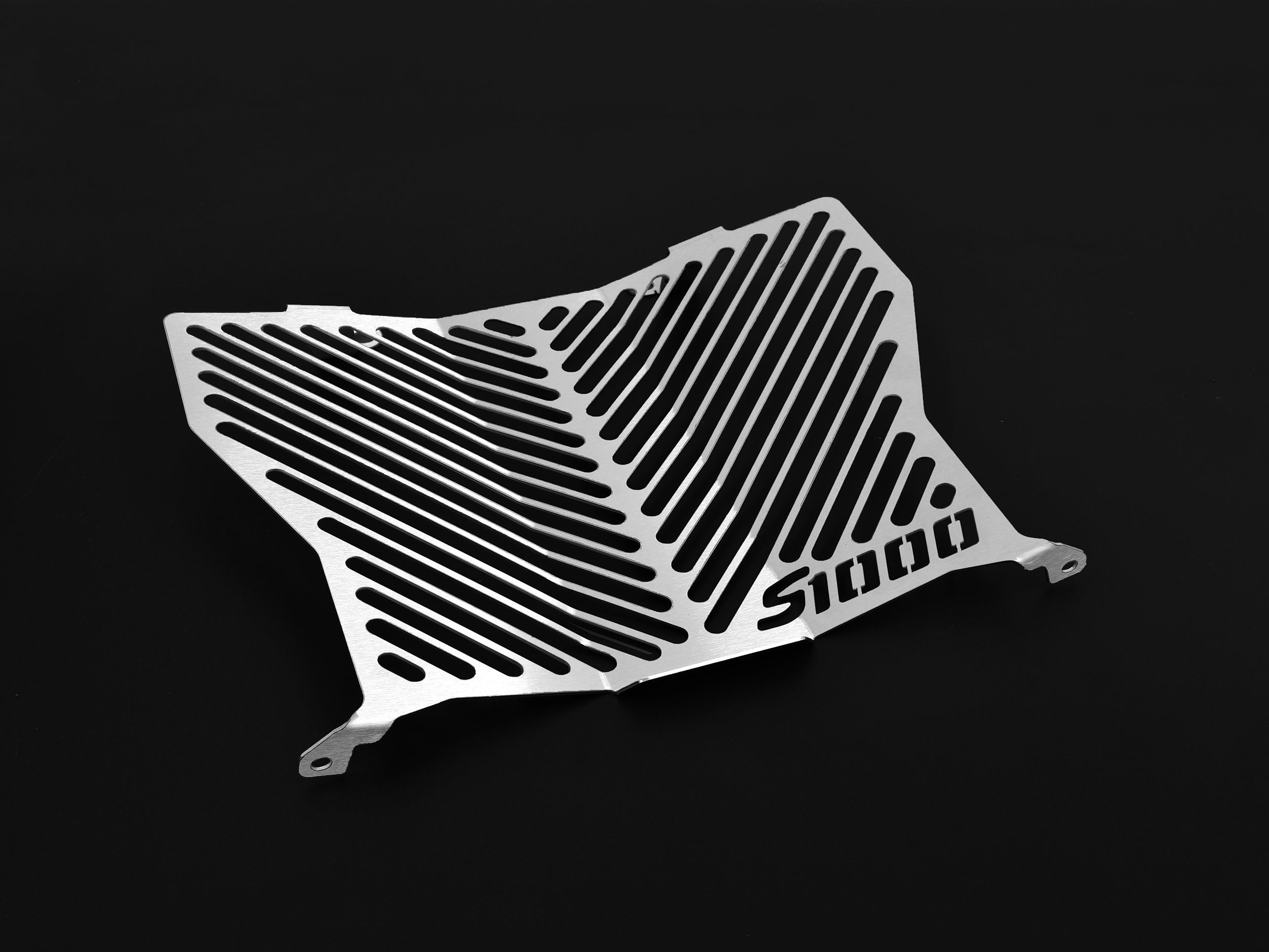 ZIEGER Motorrad-Additiv Kühlerabdeckung für BMW S 1000 XR BJ 2015-19 Logo silber, Motorradkühlerabdeckung