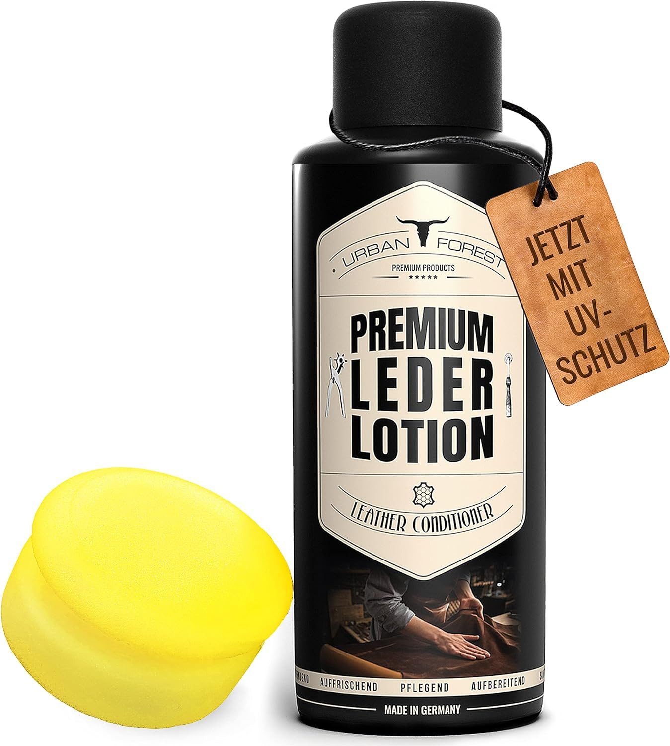 Lederlotion Haushalt und Auto, für Glattleder 500 ml Lederpflege