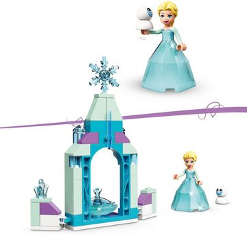 LEGO® Konstruktionsspielsteine Elsas Schlosshof (43199), LEGO® Disney, (53 St)