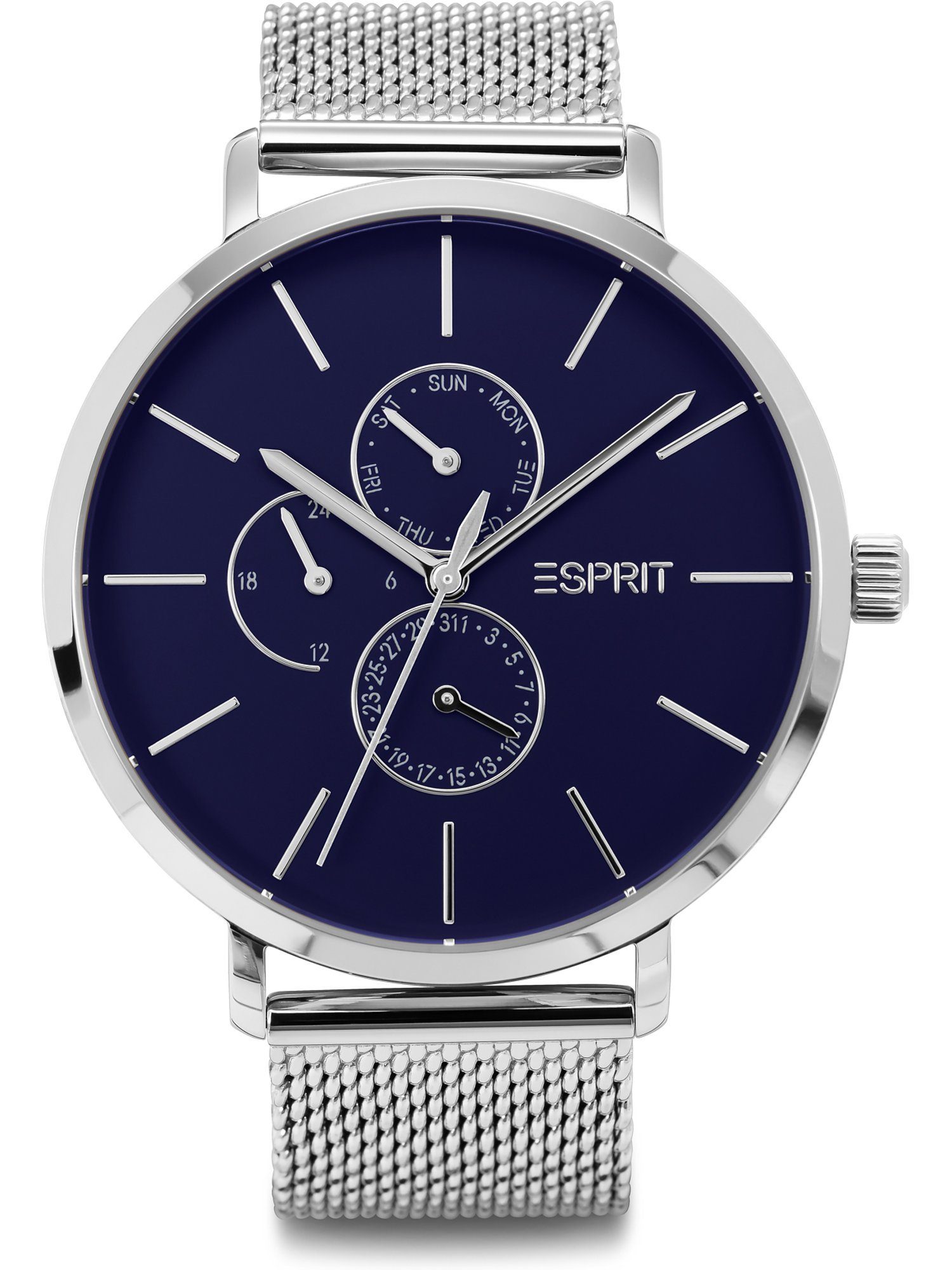 Esprit Quarzuhr ESPRIT Herren-Uhren Analog Quarz, Klassikuhr silber
