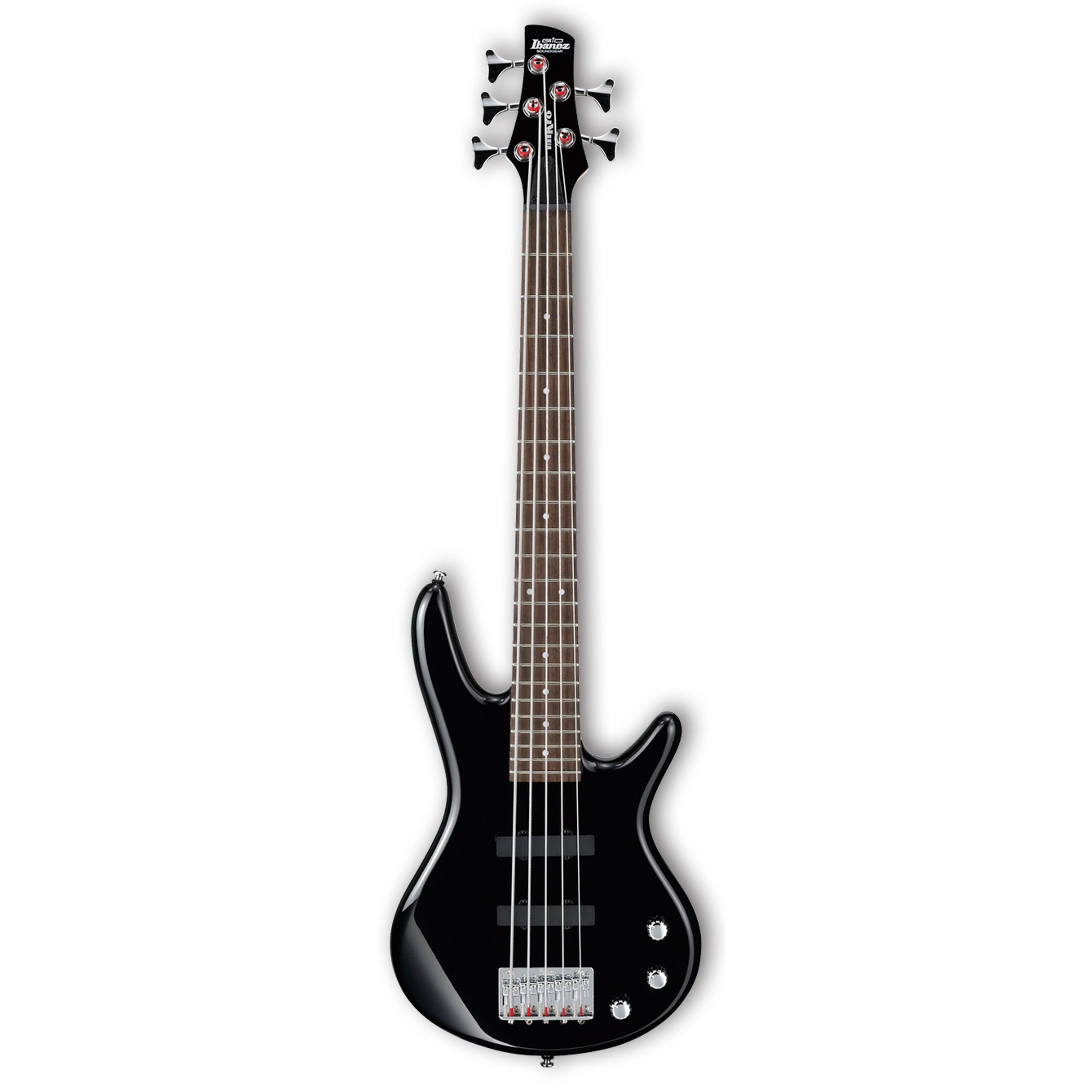 Ibanez E-Bass, E-Bässe, 5-Saiter E-Bässe, miKro GSRM25-BK Black - E-Bass