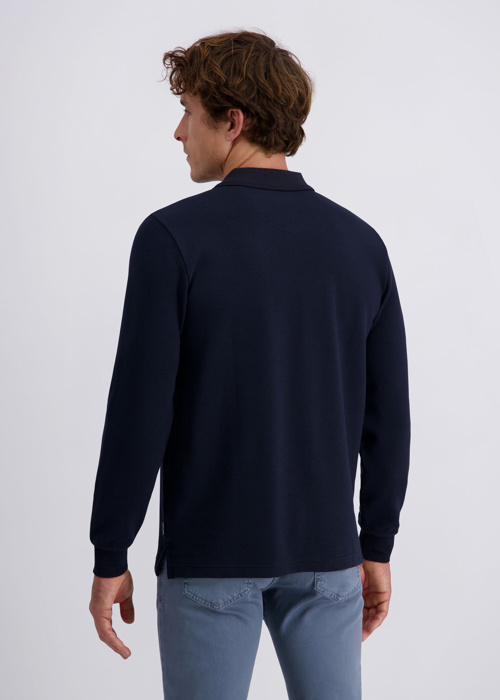 Pierre Cardin V-Ausschnitt-Pullover mit Reißverschluss