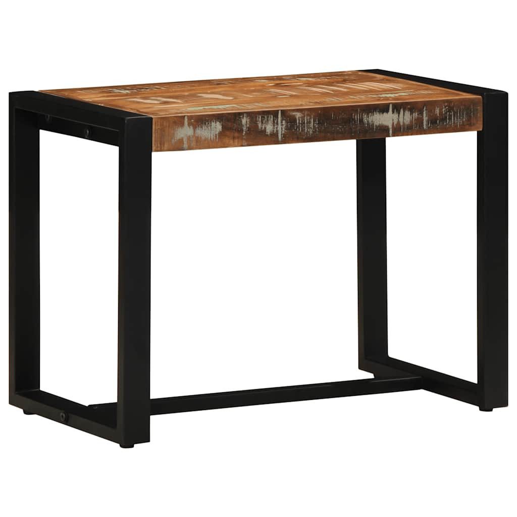 vidaXL Sitzbank Bank Mehrfarbig 60x35x45 cm Massivholz Altholz