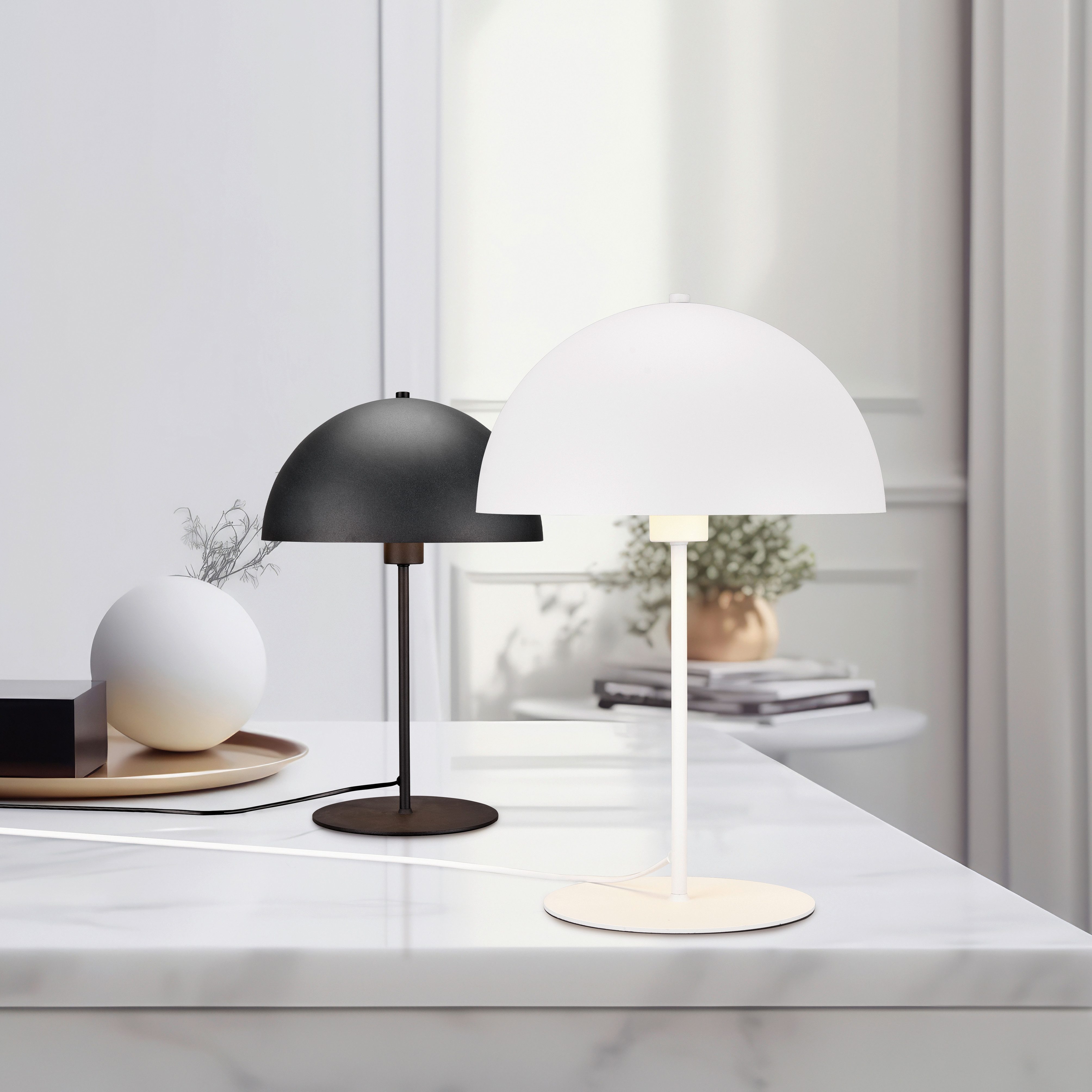 my home Schreibtischlampe MANON, Tischlampe Pilzform günstig online kaufen