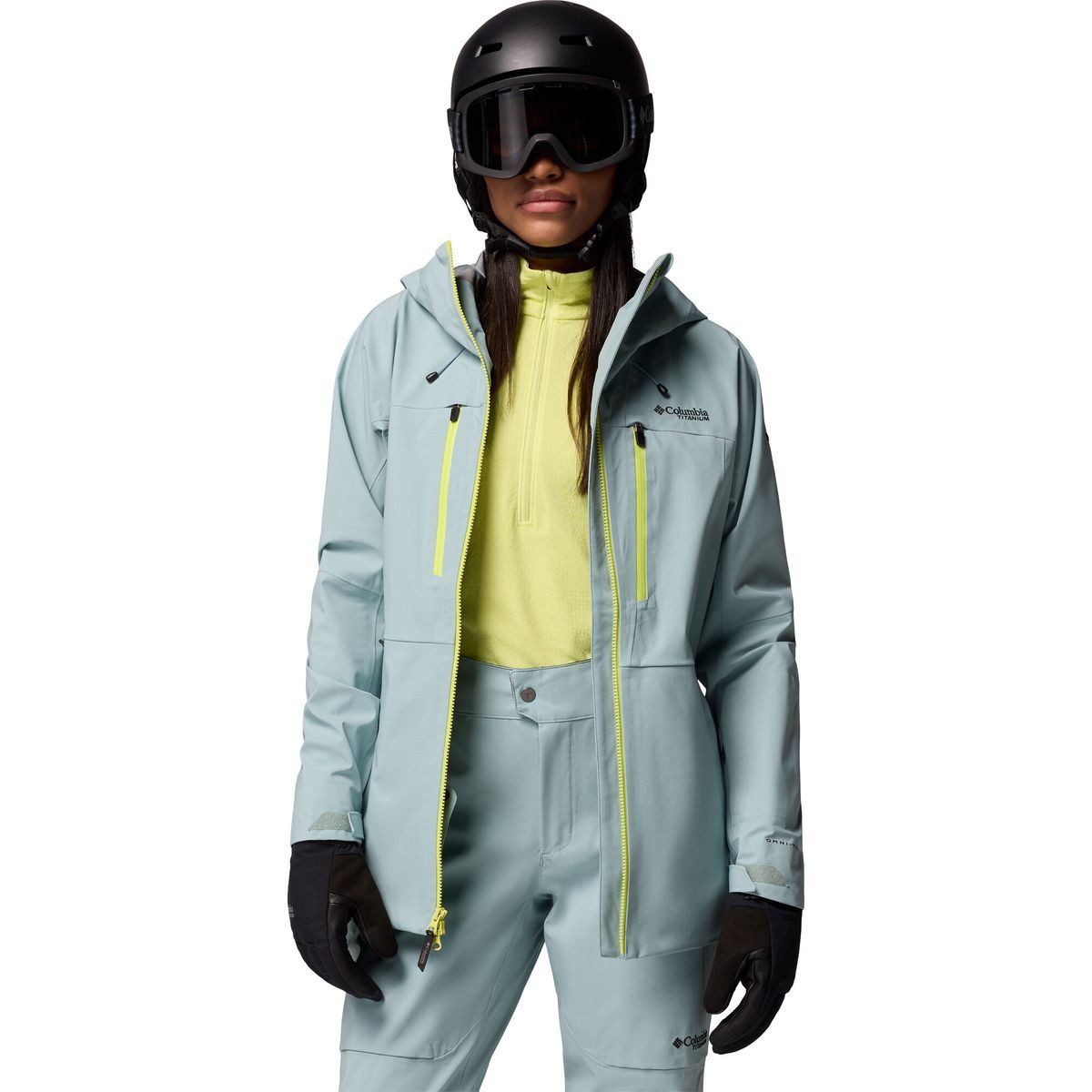 Columbia Skijacke Women's Platinum Peak II 3L Waterproof Ski Shell Wasserdichte, atmungsaktive Ski-Shell mit helmkompatibler Kapuze und