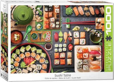 empireposter Puzzle Sushi - Japanische Köstlichkeiten - 1000 Teile Puzzle im Format 68x48 cm, 1000 Puzzleteile