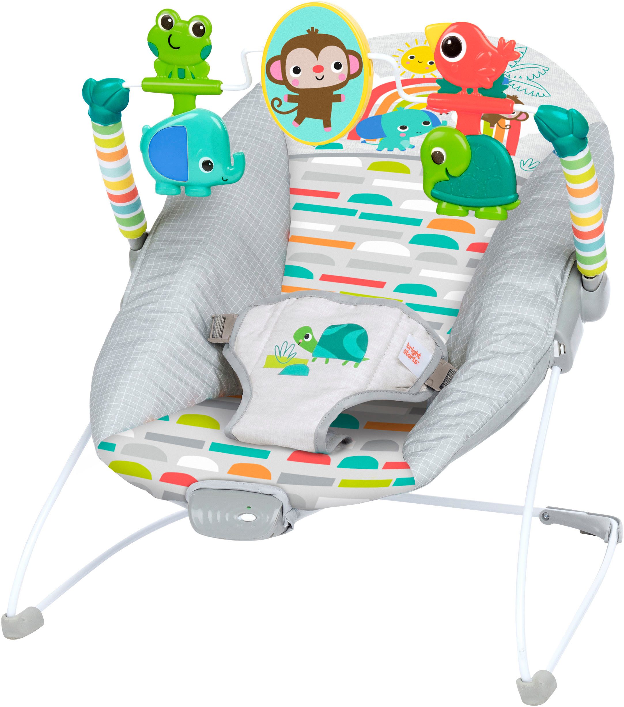 Bright Starts Babywippe Playful Paradise™ Vibrating Bouncer, mit Sound-Effekt