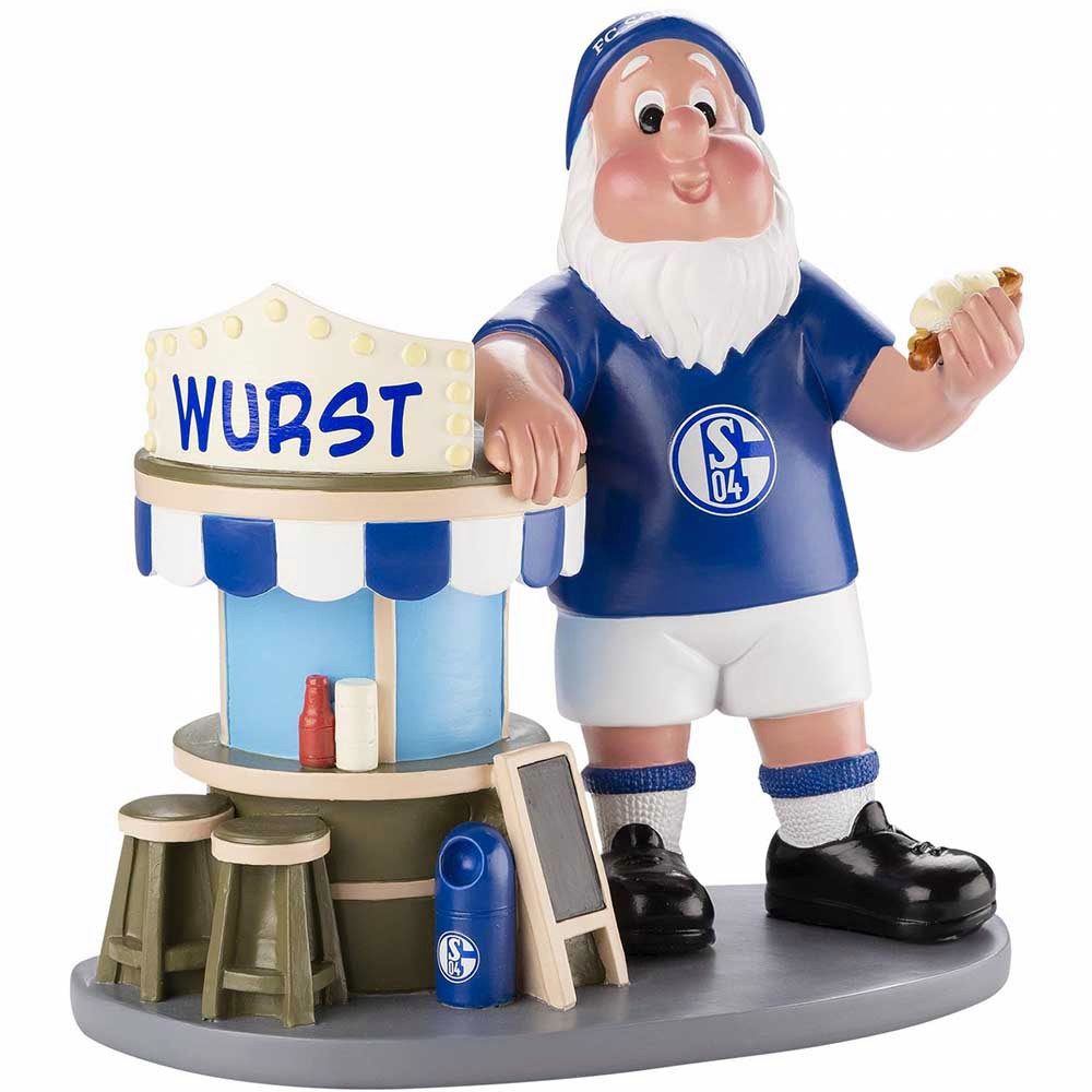 FC Schalke 04 Gartenzwerg FC Schalke 04 Gartenzwerg Wurstbude