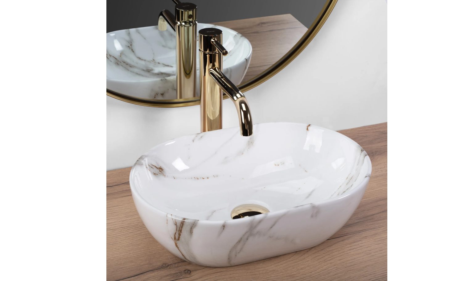 GTM Design Aufsatzwaschbecken AMELIA Modern Waschbecken günstig online kaufen