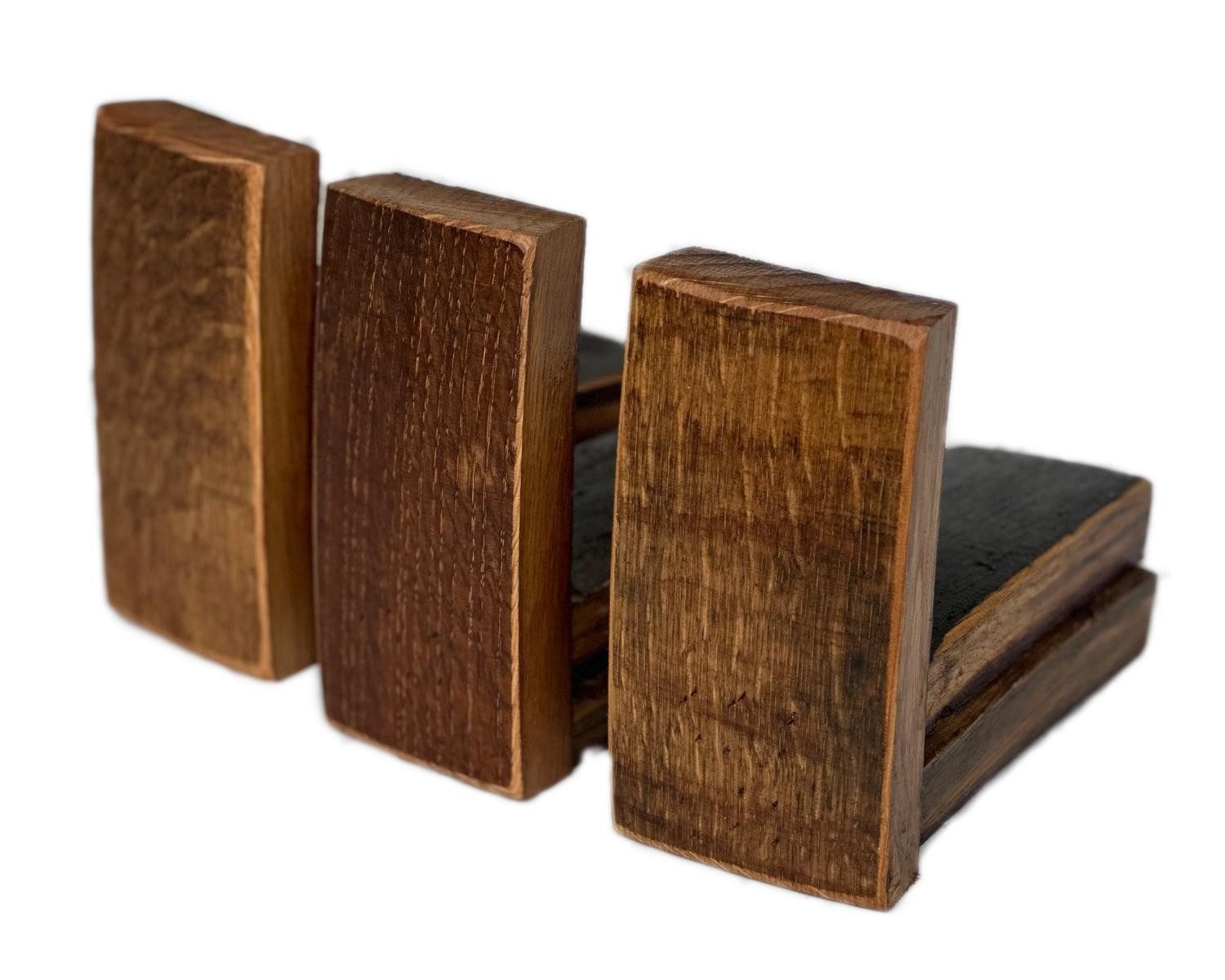 Temesso Blumentopfuntersetzer Füße GEÖLT für Holzfass 3er Set