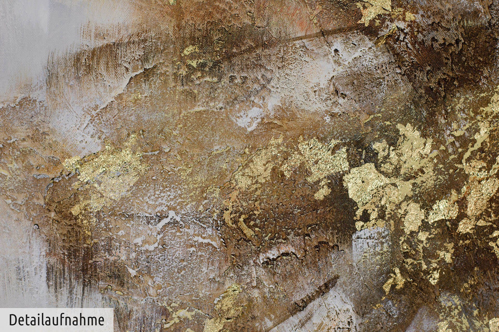 Leinwandbild Wandbild 100x75 Autumn 100% cm, KUNSTLOFT HANDGEMALT Gemälde Wohnzimmer Hello