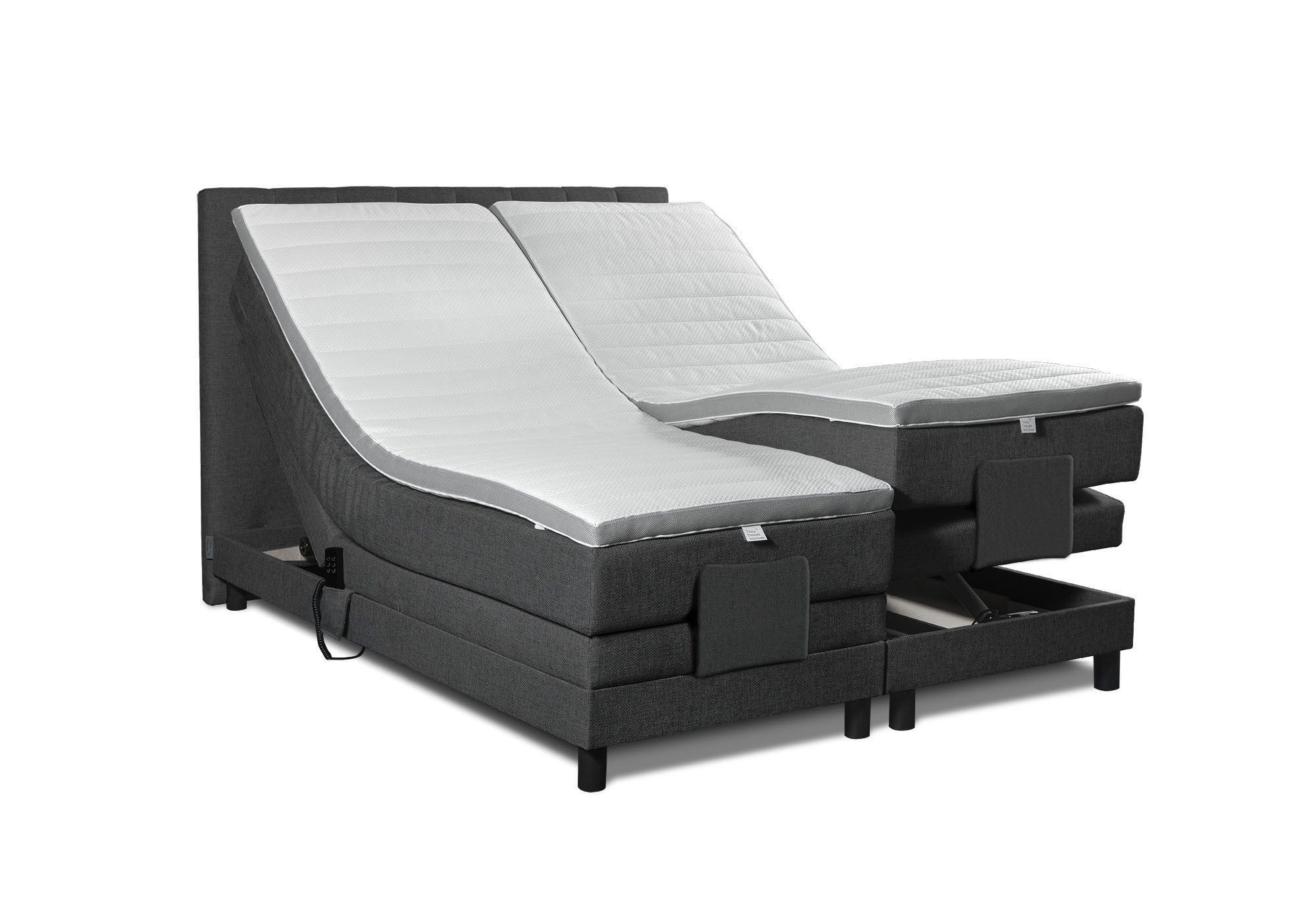 Tesla Dreams Boxspringbett Elektrisch verstellbar Emotion, Taschenfederkern – Gratis Montage