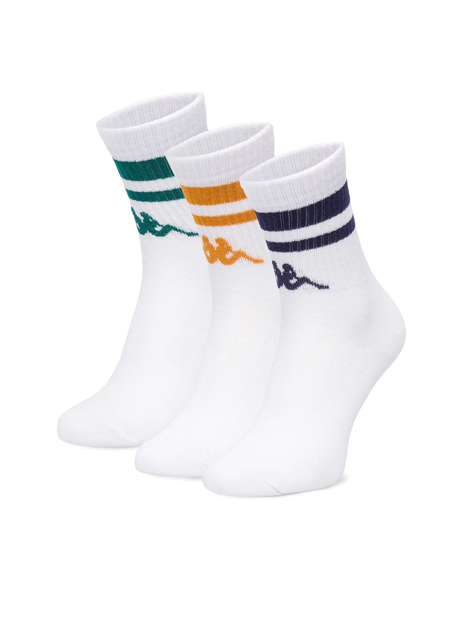 Kappa Basicsocken Kappa Damen Langsocken Weiß KAPPA-CEO_KR_KAPPA_ 005_W_AW25 (3-PACK) We