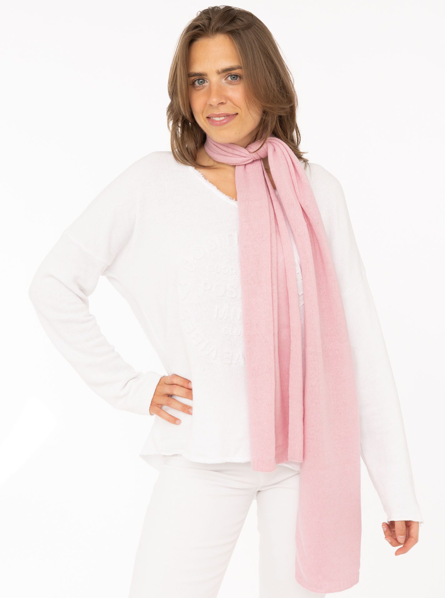 Zwillingsherz Modeschal, Strick, unifarben, weich, wärmend, Kaschmir günstig online kaufen