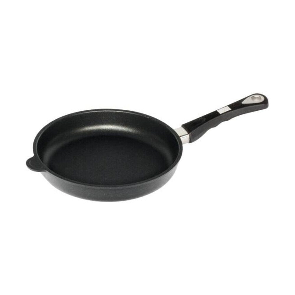 AMT-Gastroguss Bratpfanne Bratpfanne 26cm beschichtet H=5cm nicht induktionsfähig, (1-tlg), Bratpfanne, Ø26cm, Gusseisen