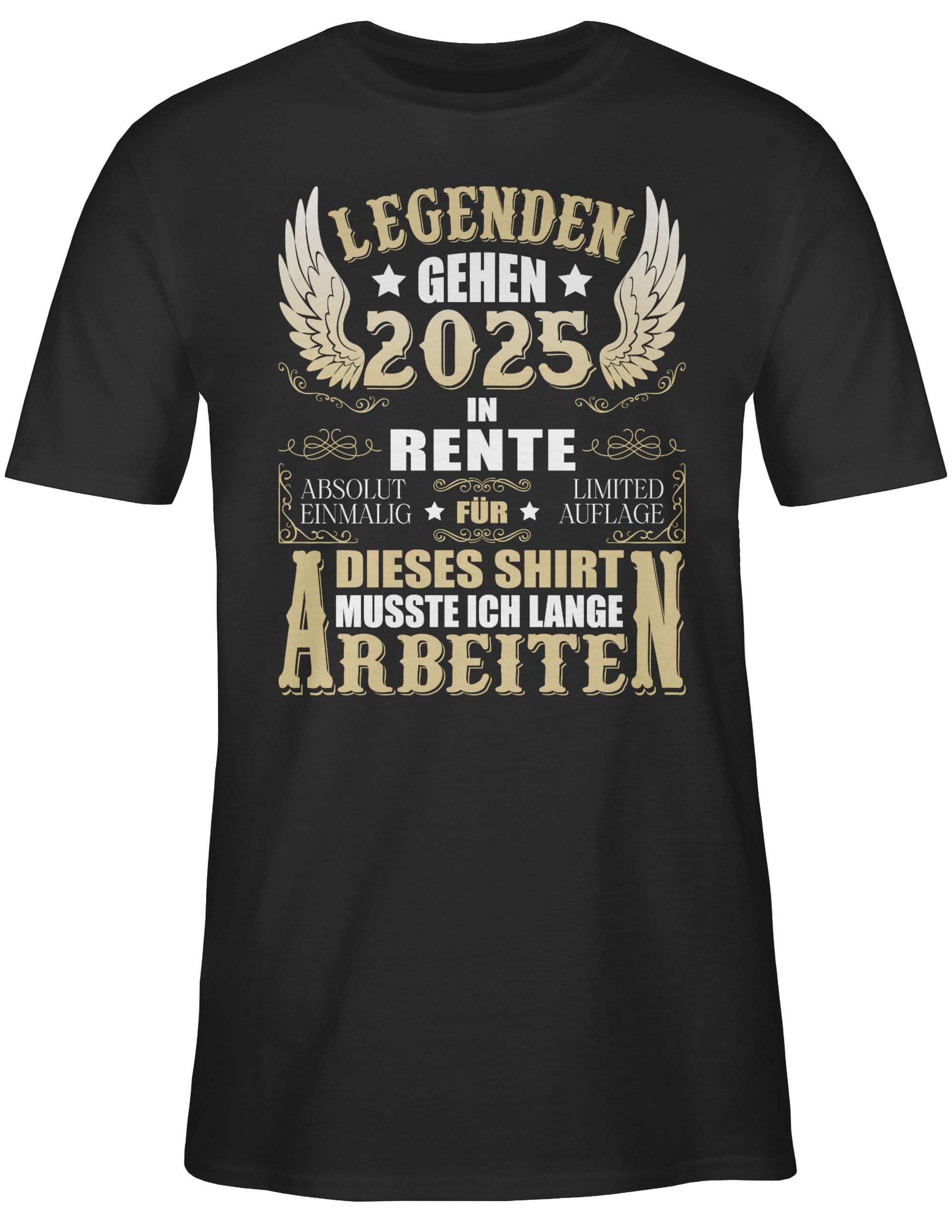 Shirtracer T-Shirt Legenden gehen 2025 in Rente für dieses Shirt, Lustiges günstig online kaufen